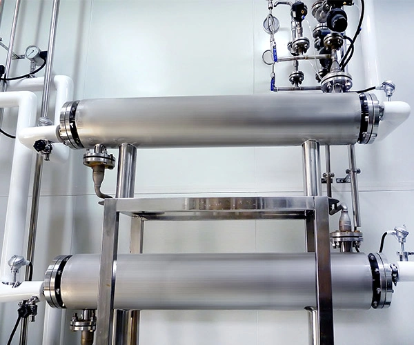 مبادل حراري صحي من نوع القشرة والأنبوب